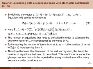 Projection methods for stochastic structural dynamics | PDF