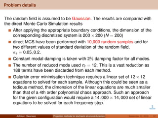 Projection methods for stochastic structural dynamics | PDF
