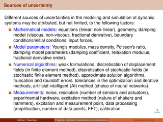 Projection methods for stochastic structural dynamics | PDF