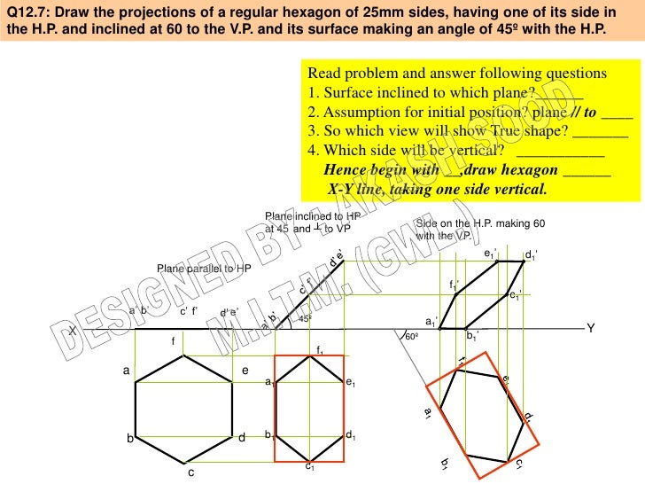 Projection of planes 025