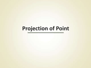Projection of Point
 