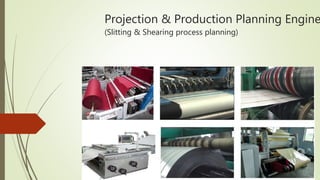 Projection & Production Planning Engine
(Slitting & Shearing process planning)
 