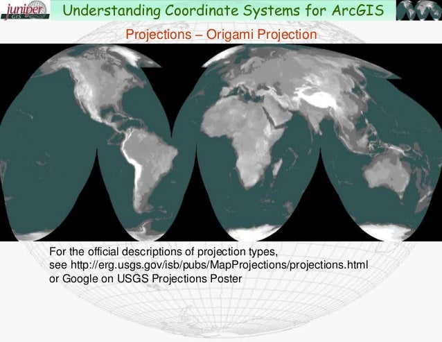 projected coordinate system projected coordinate system