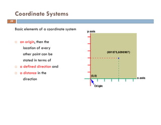 Projections and coordinate system | PDF