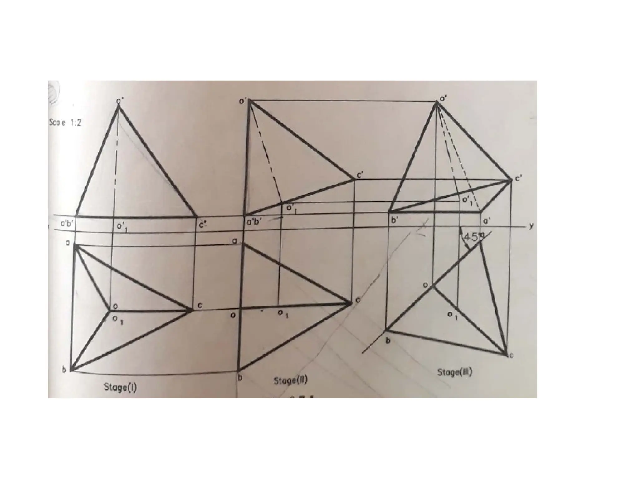Projections Of Solids.ppt. Engineering graphics CAEG