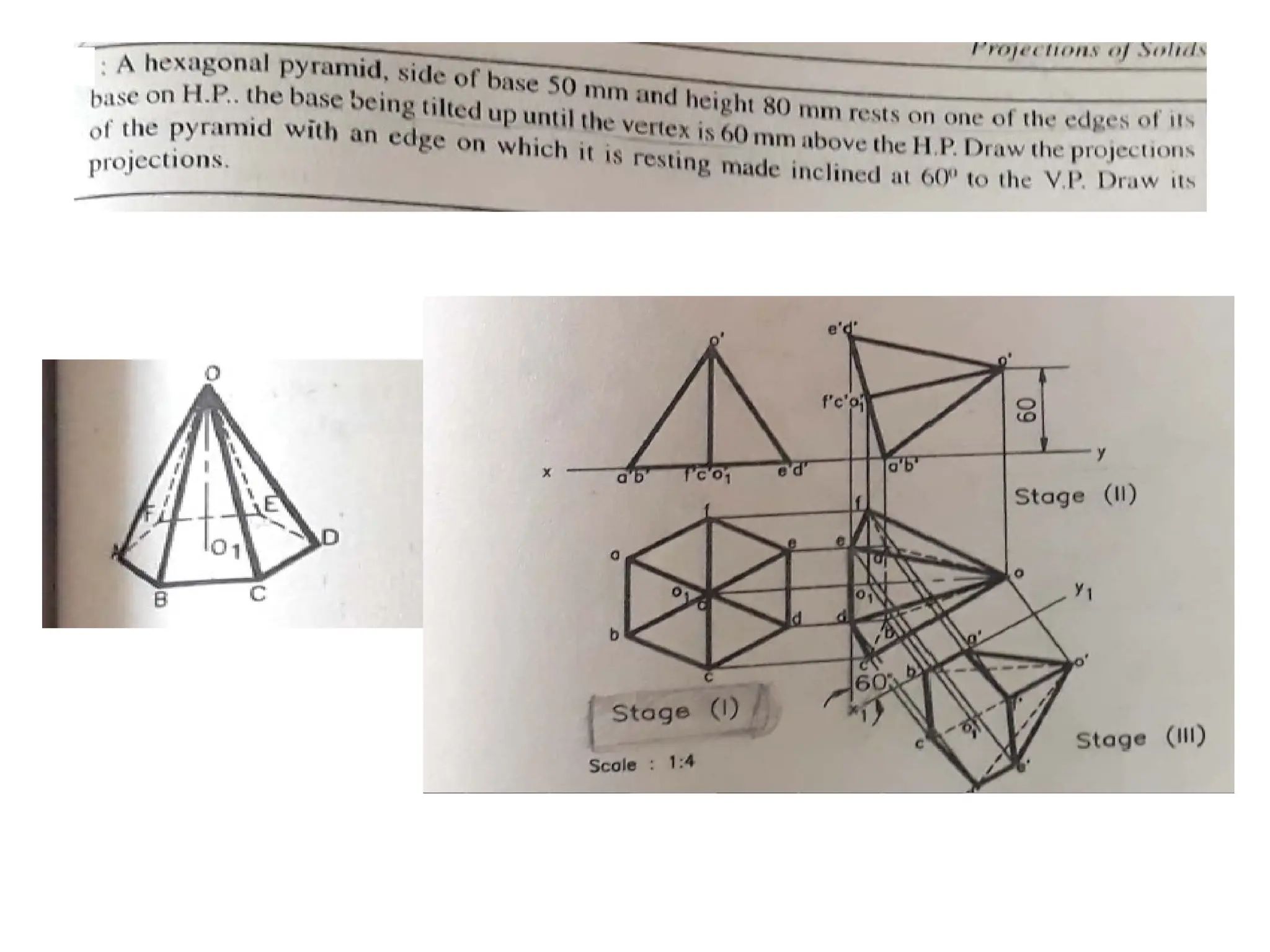 Projections Of Solids.ppt. Engineering graphics CAEG