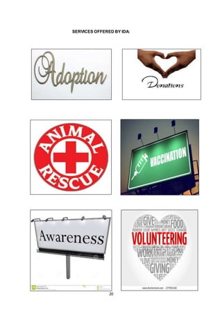 20
SERVICES OFFERED BY IDA:
 
