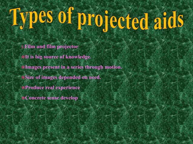 Projected & non Projected aids | PPTX | Cameras and Camcorders ...