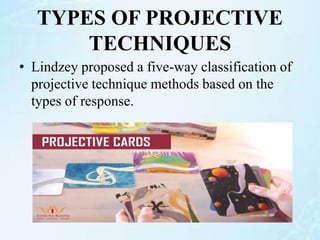 Projective techniques | PPTX
