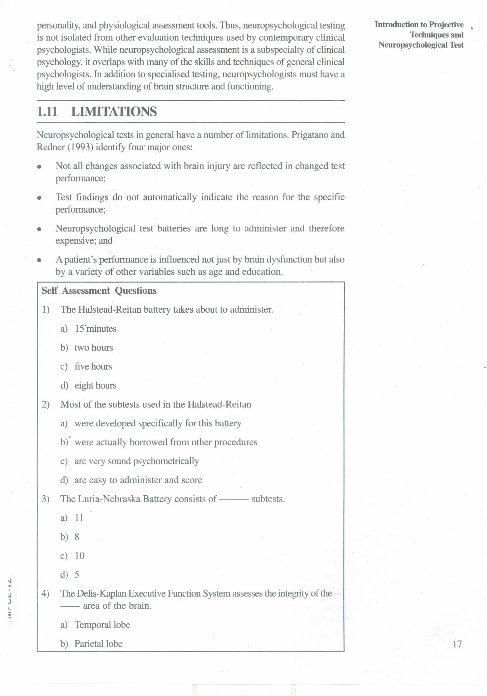Introduction to projective techniques and tests | PDF