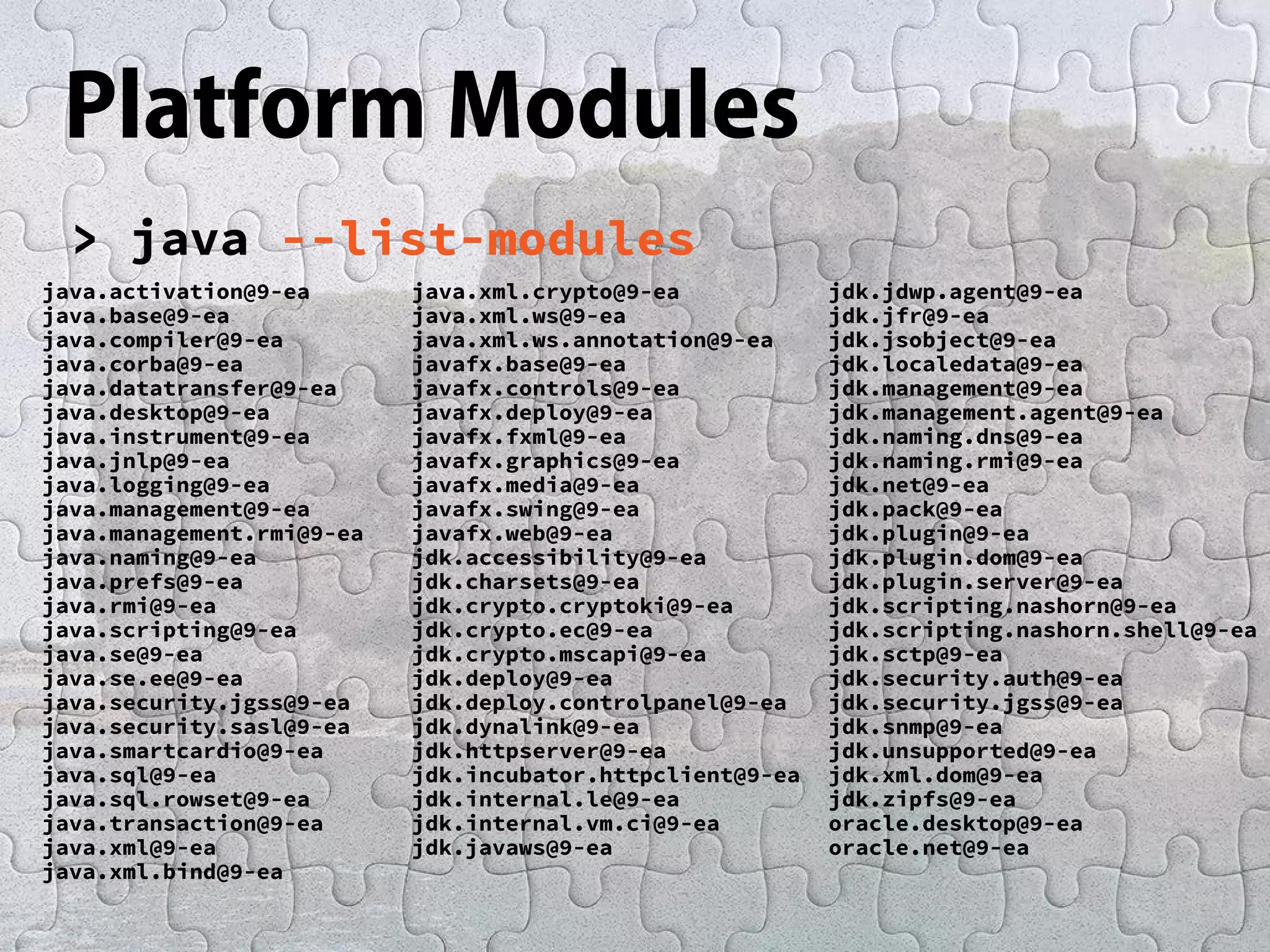 Introduction of Project Jigsaw
