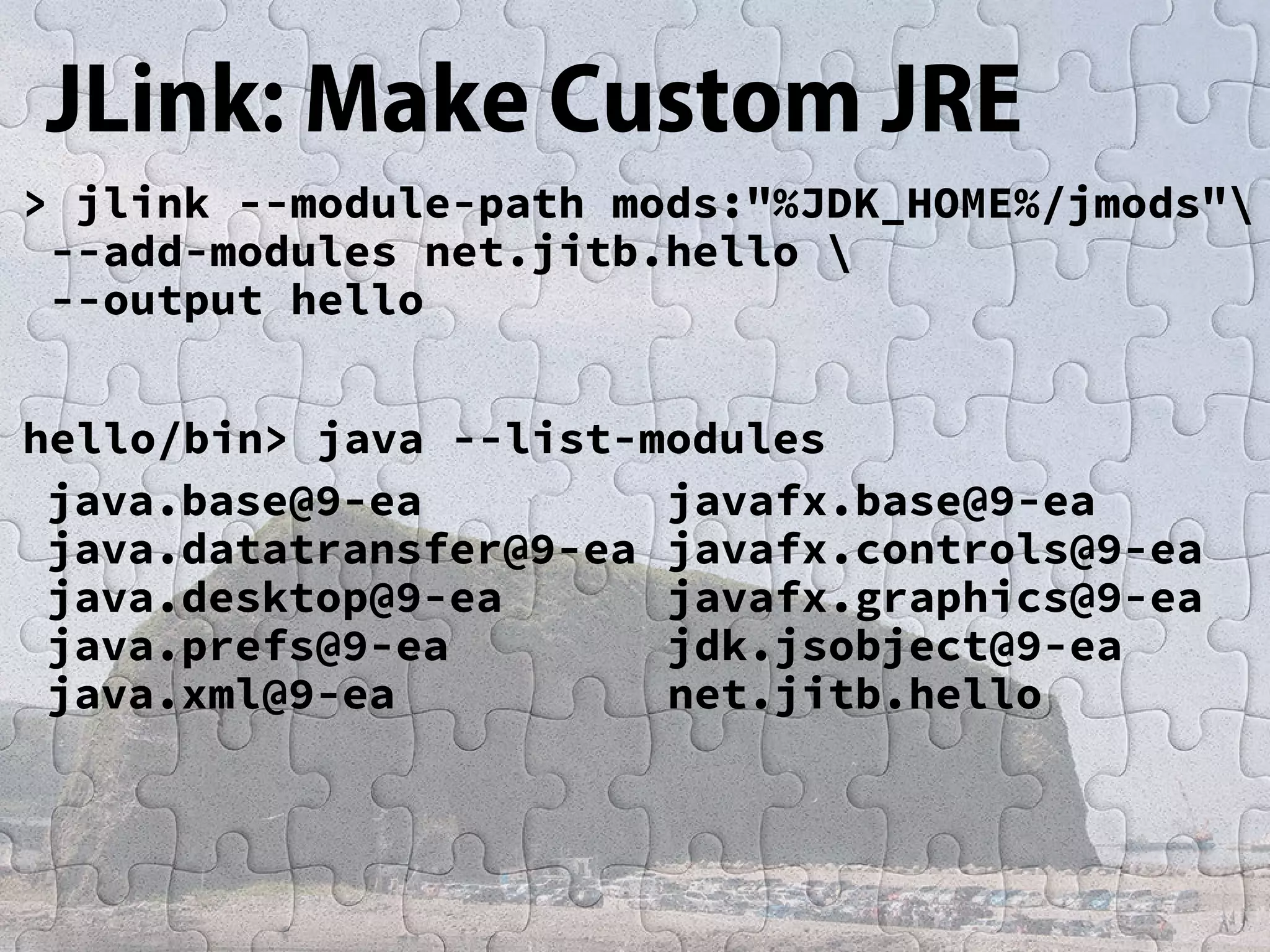 Introduction of Project Jigsaw
