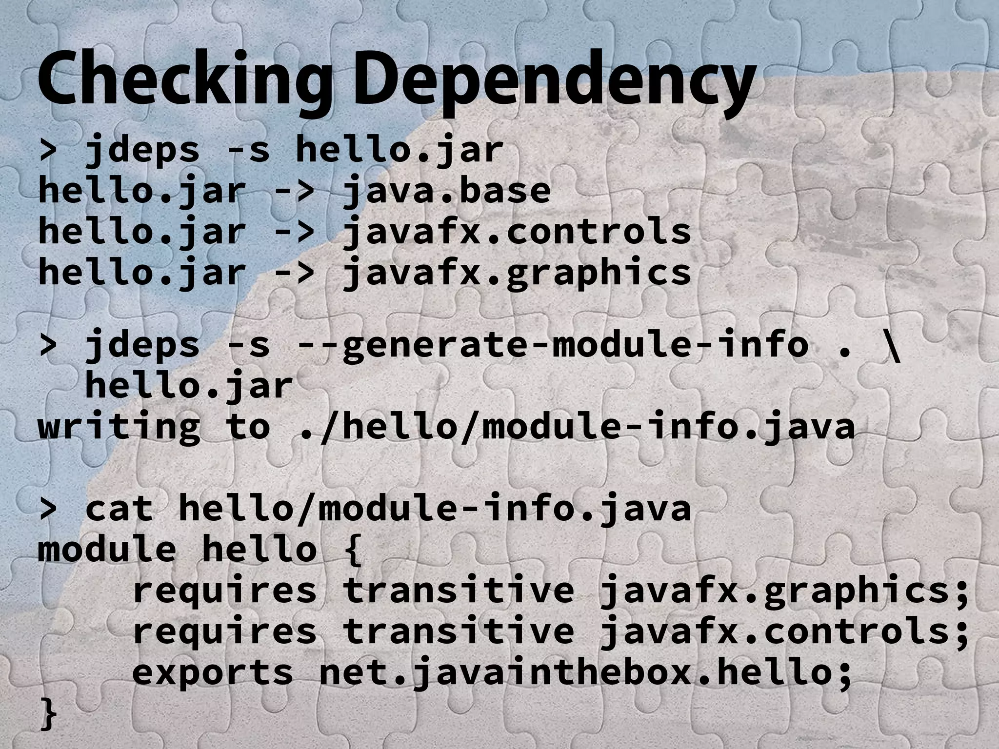 Introduction of Project Jigsaw