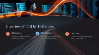 Call by value V/S Call by reference with example | PPTX