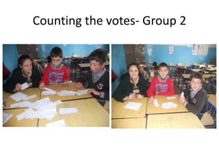 Counting the votes- Group 2
 