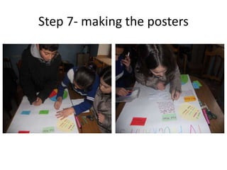 Step 7- making the posters
 