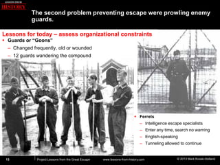Project lessons from The Great Escape | PDF