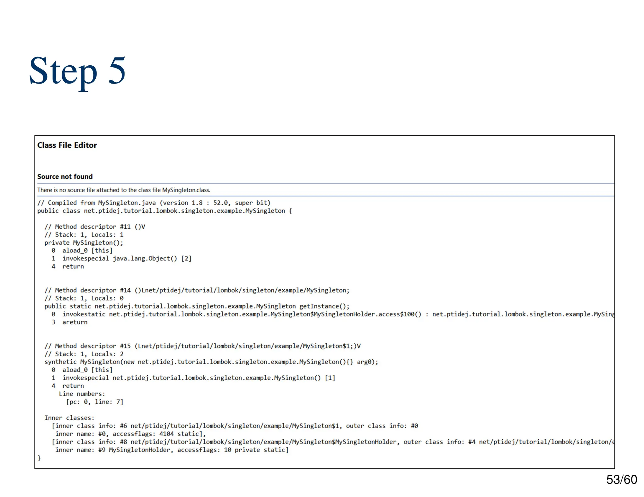 53/60 Step 5 