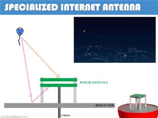 SPECIALIZED INTERNET ANTENNA
sskrishnajith@gmail.com
 