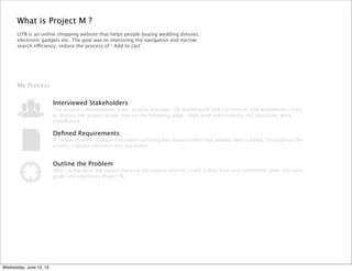 Project m | PPT