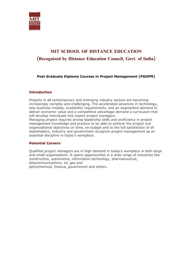 Project Management PDF Free Download