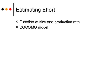 Estimating Effort Function of size and production rate COCOMO model 