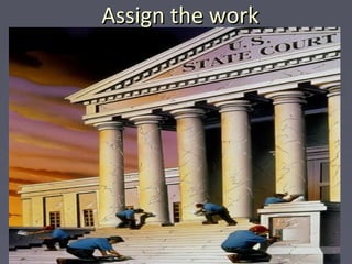Assign the workAssign the work
 