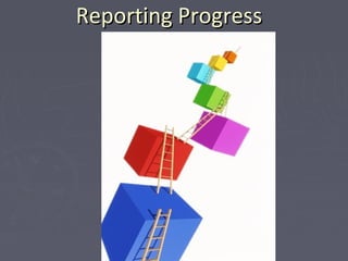 Reporting ProgressReporting Progress
 