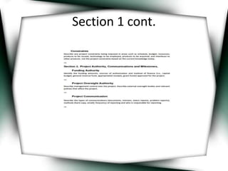 Section 1 cont. 
 