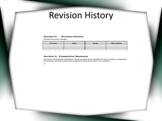 Revision History 
 