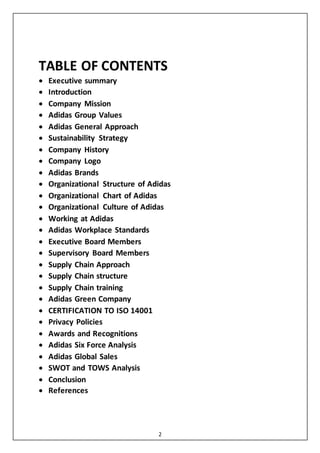 Project Report Adidas | DOCX