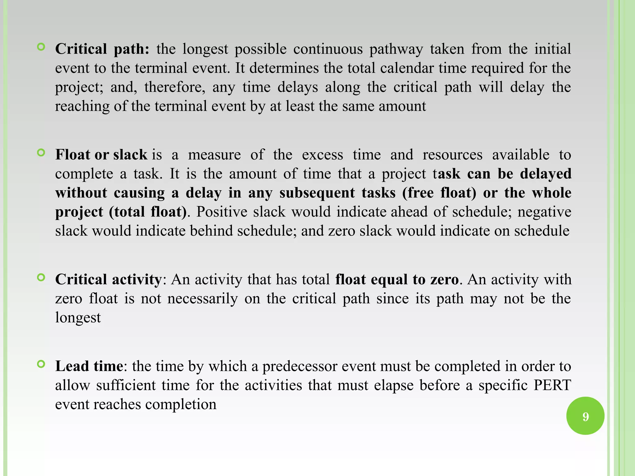 Project management Using Pert | PPT