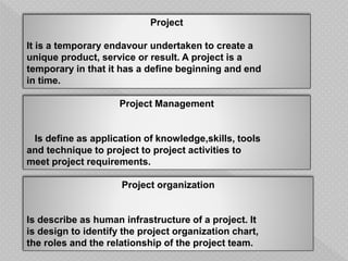 Project management | PPTX