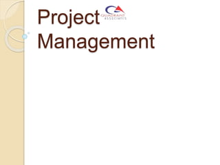 Project
Management
 