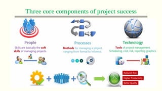 Three core components of project success
 