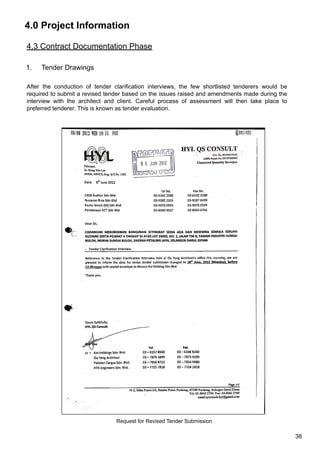 Issue Tender Project Management (Group) | PDF