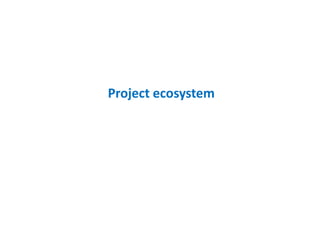 Project ecosystem
 