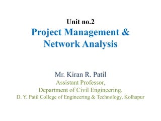 Project Management for civil Engineering | PDF