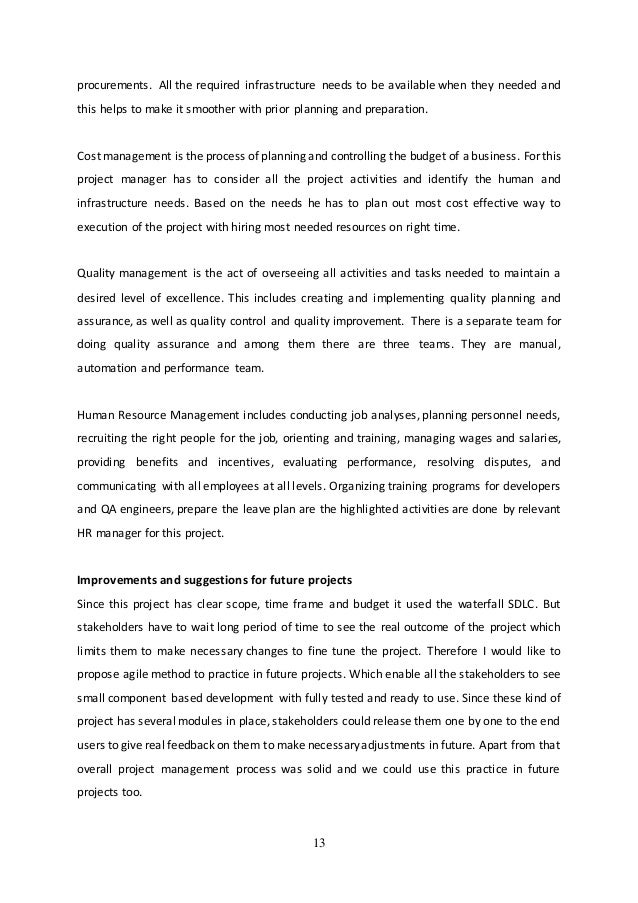 Project Management AIB (MBA)