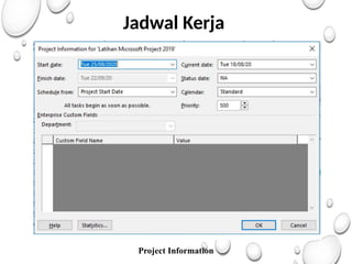 Jadwal Kerja
Project Information
 