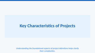 Comprehensive Guide to Project Fundamentals and Management Principles ...