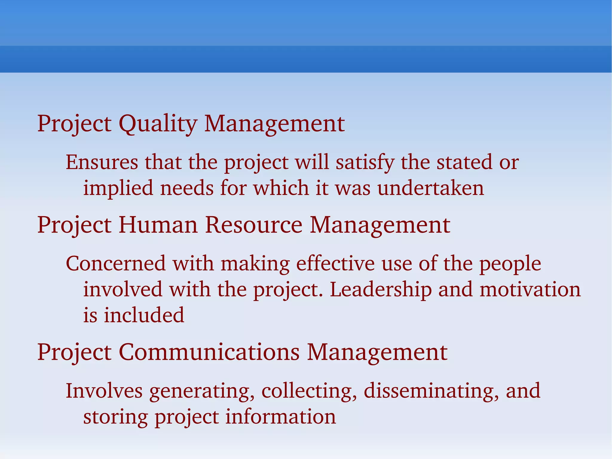 Introduction to Project Management What is a project? 