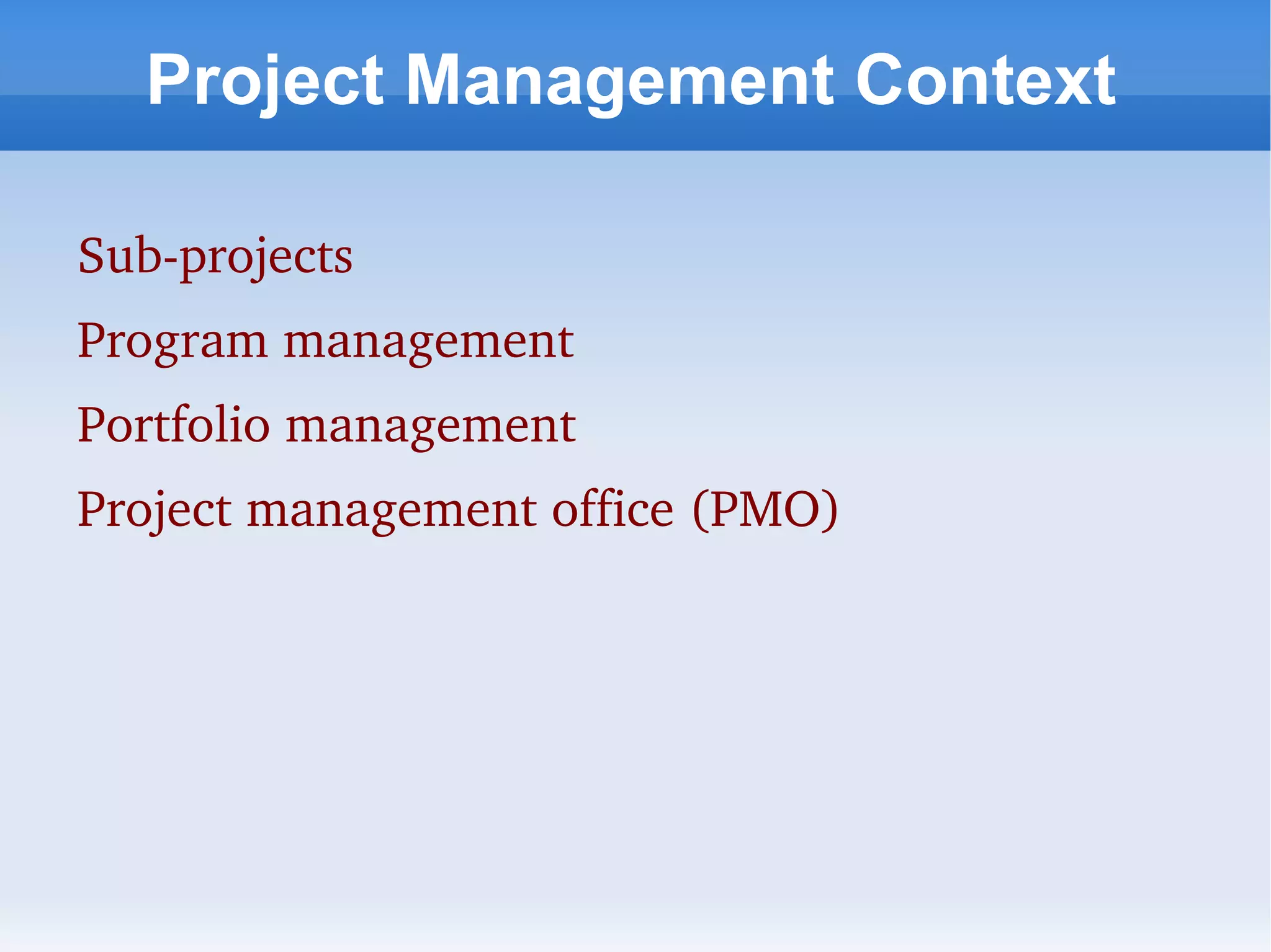 Who is a project manager? 