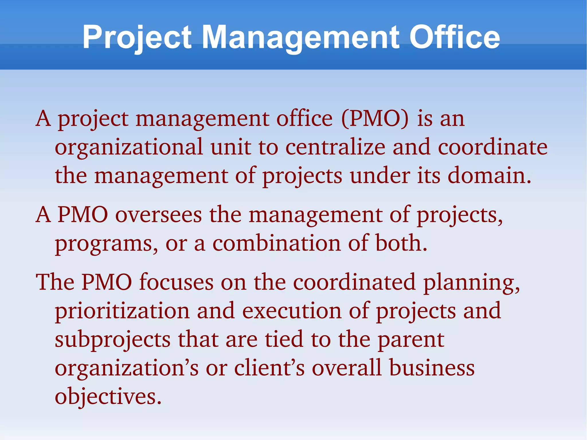 What is a project ” A project is a temporary endeavour undertaken to produce a unique product, service or result ” -  PMBOK v4 
