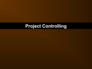 Project Controlling
 