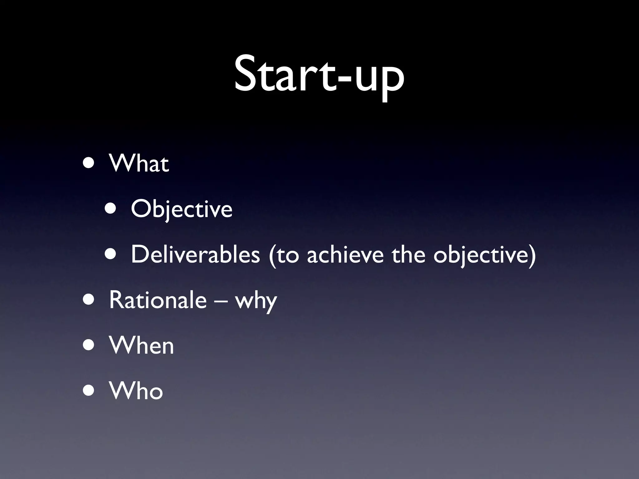 Project Management Part 1