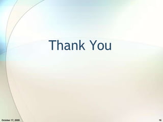 Thank YouJuly 20, 200916