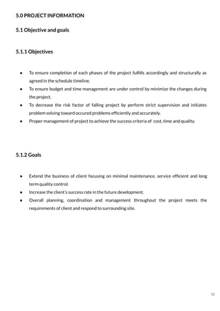 Defining and documenting a project | PDF