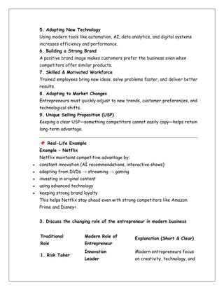Project Management and Entrepreneurship notes | PDF