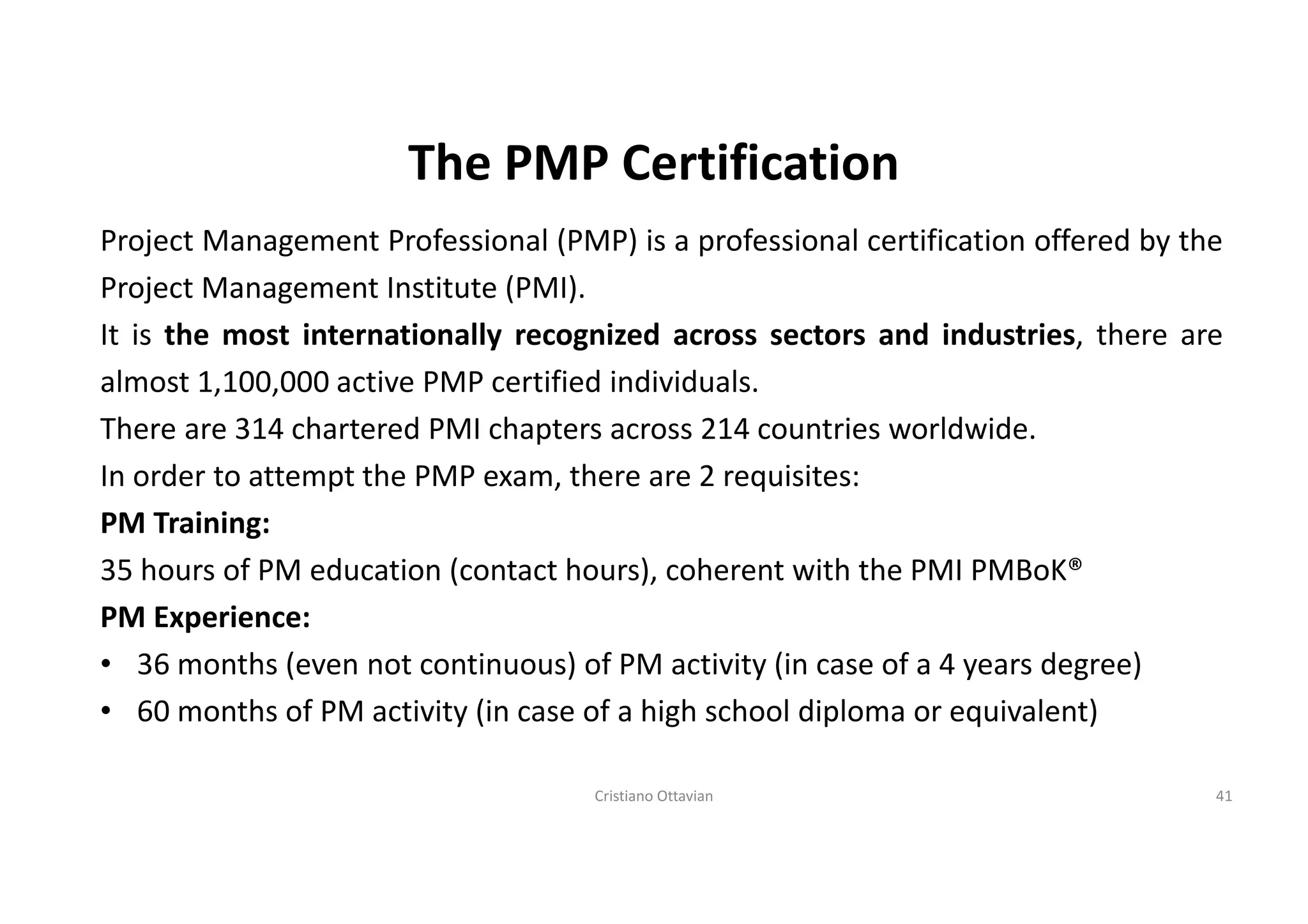 The new PMP, what it is and how to get prepared for it
